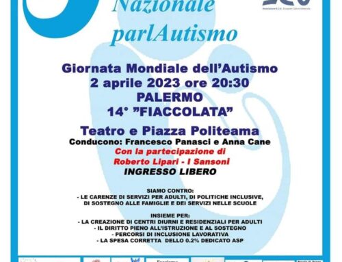 Giornata Mondiale Autismo: 2 aprile fiaccolata al Polietama